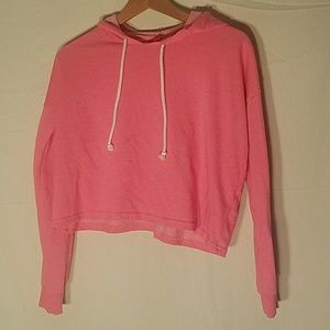 Pink Crop Sweatshirt